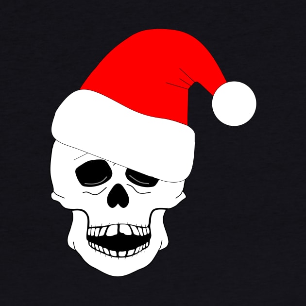 SKULL Christmas Hat. by SartorisArt1